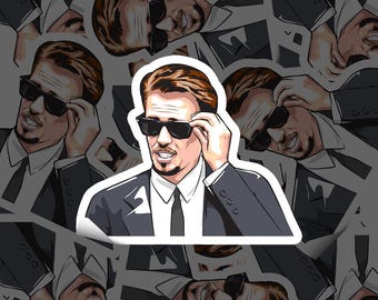 Mr. Pink 4 inch sticker