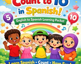 en espagnol sur les nombres 1 à 10 | Activités de recherche et de coloriage pour les enfants