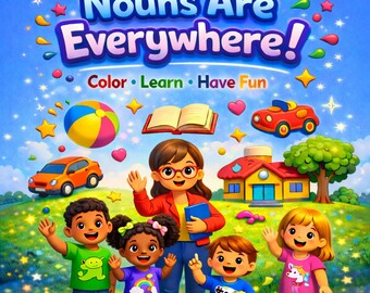 Les noms sont partout ! Pack d'activités et de coloriage imprimable pour enfants | PDF