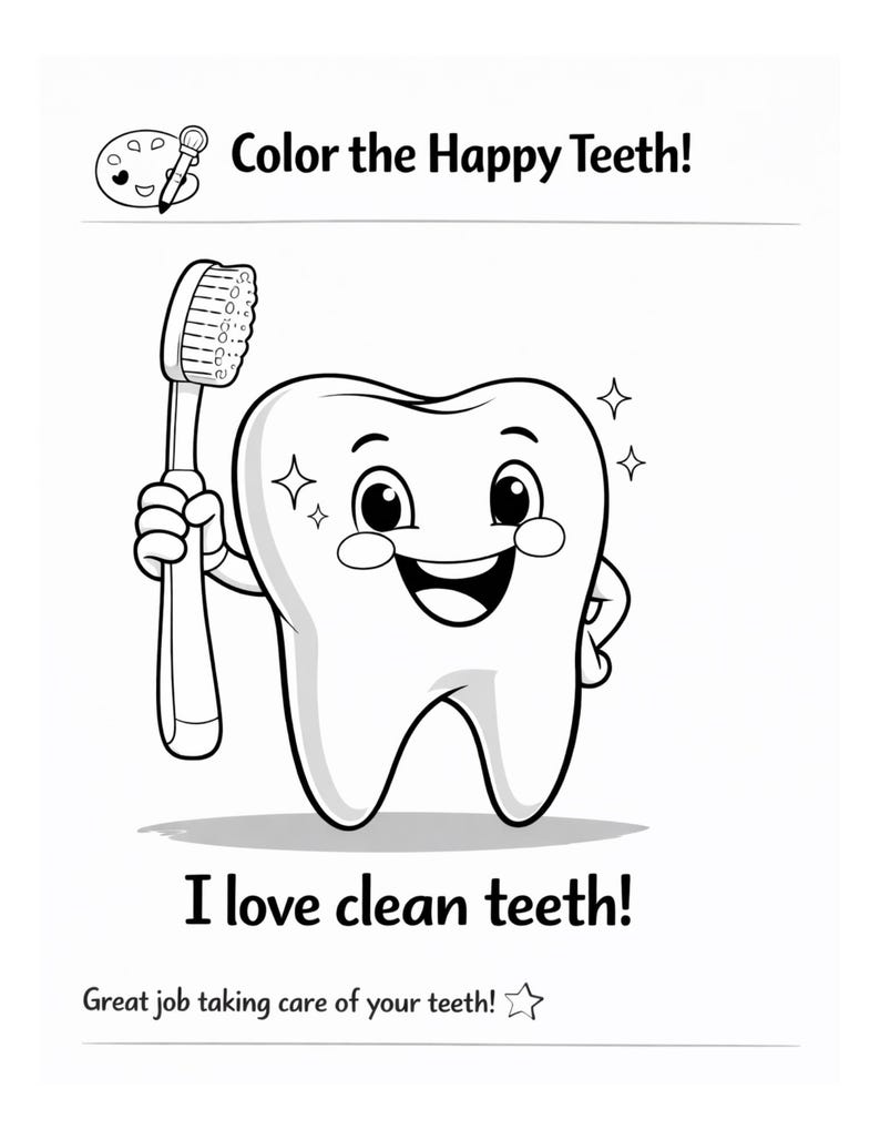 Healthy Teeth Fun for Kids | Dental Care Learning Packet | Tooth ...