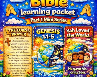 Apprendre la Bible pour les enfants – Mini-série, partie 1 | Création de la Genèse (Cepher)