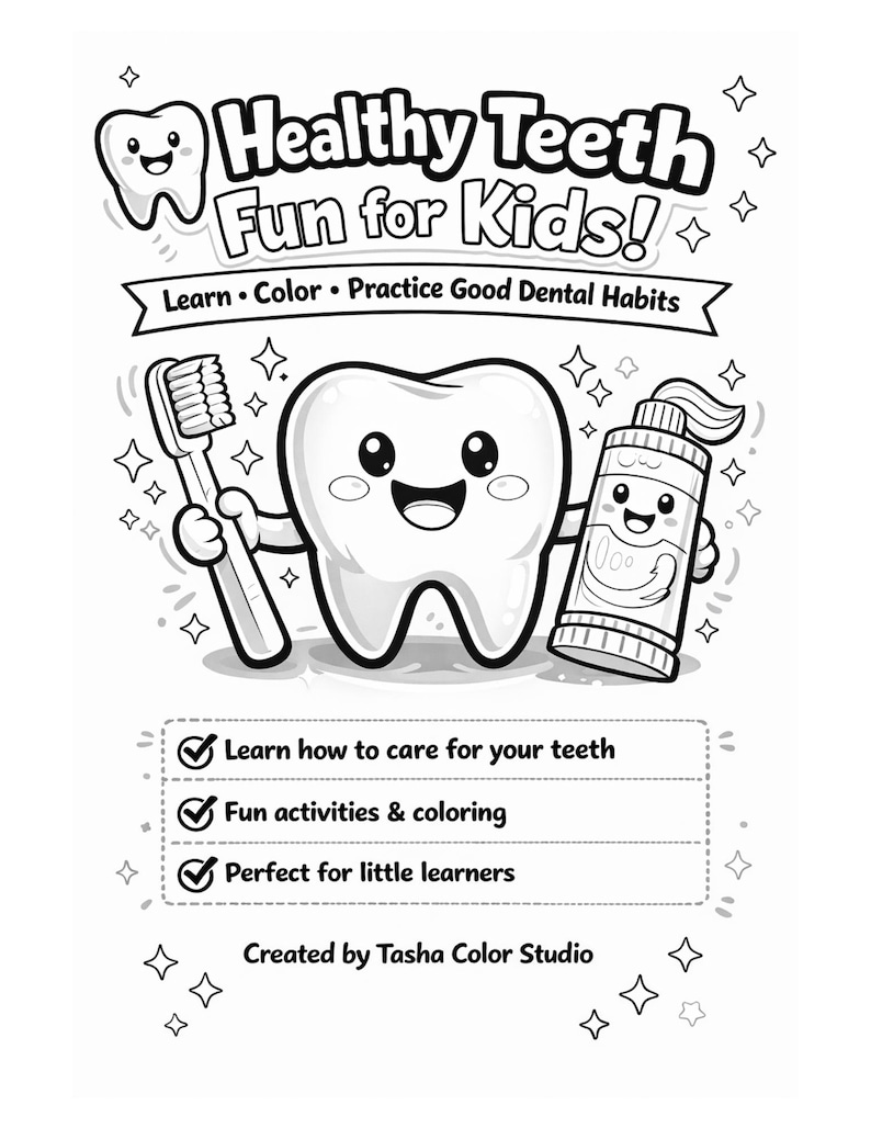 Healthy Teeth Fun for Kids | Dental Care Learning Packet | Tooth ...