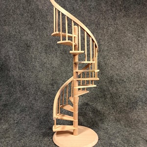 希少 Spiral Stairs 螺旋階段 ミニチュアオブジェ 木製ヴィンテージ 希少 Spiral Stairs 螺旋階段 ミニチュアオブジェ 木製