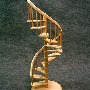 Miniature Spiral Staircase handcrafted NOT A KIT Bild 1