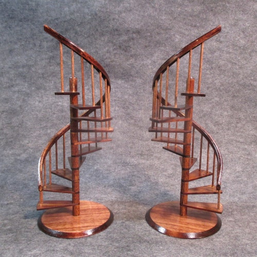Miniature Spiral Staircase handcrafted- NOT A KIT - Etsy 日本
