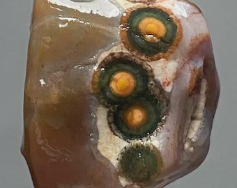 Ocean Jasper | Green-Yellow Orb Madagascar Stone