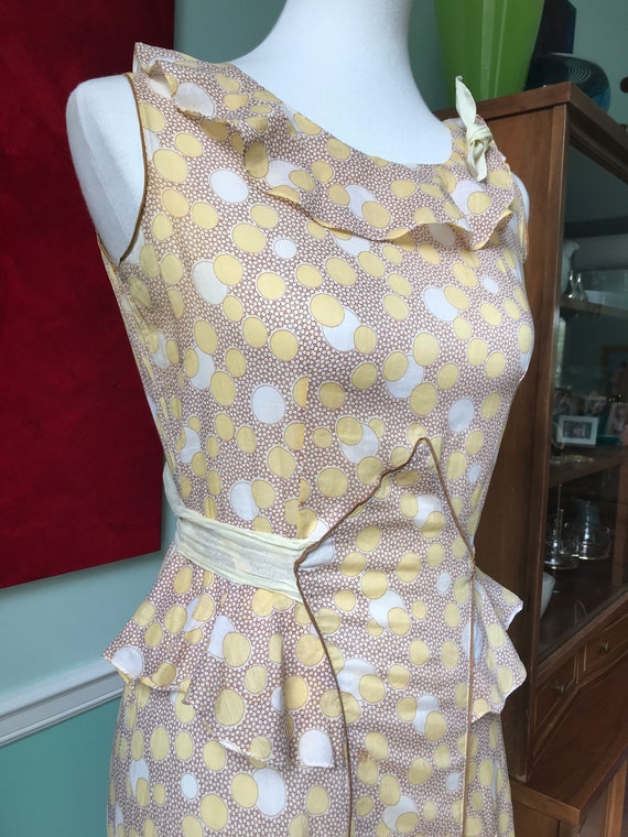 Deco style 19220's/1930's day dress - image 3
