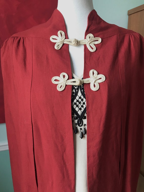 1940's Gaberdine Cape