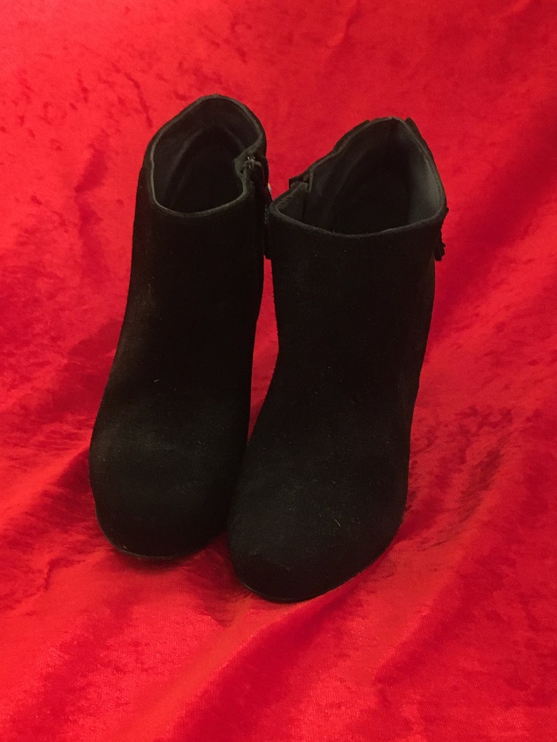 Chaussures bottines femme taille 37 Marque française Manoush retro chic créateur vintage runway shoes cadeau pour elle image 3