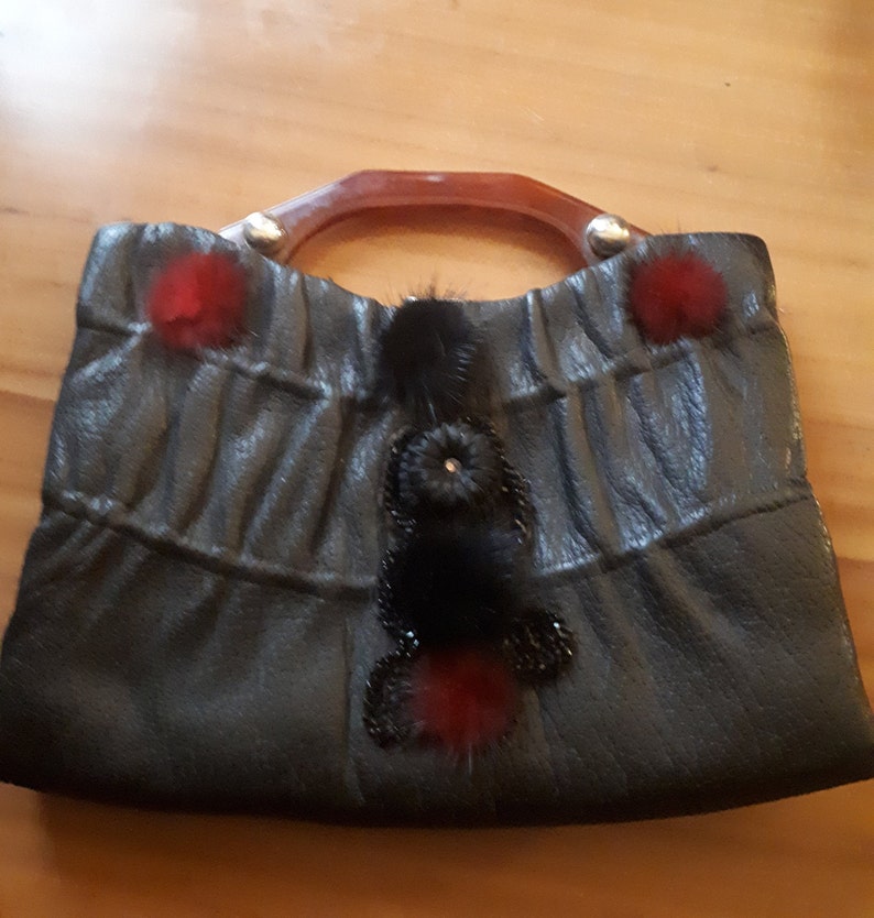 Bolso de noche vintage 1930 Art Deco pieza única bolso de boda Art Deco upcycling traje de invitado de boda de regalo único imagen 1