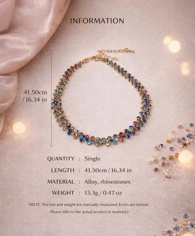 Gold Tennis Necklace for Women, Cubic Zirconia Diamond Look Necklace, Bridal Wedding Jewelry, Elegant Anniversary Gift