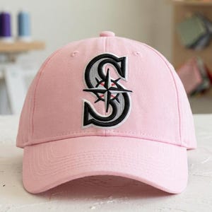 Broderidesign med bokstaven S i kompass, monogramfil (digital nedladdning)