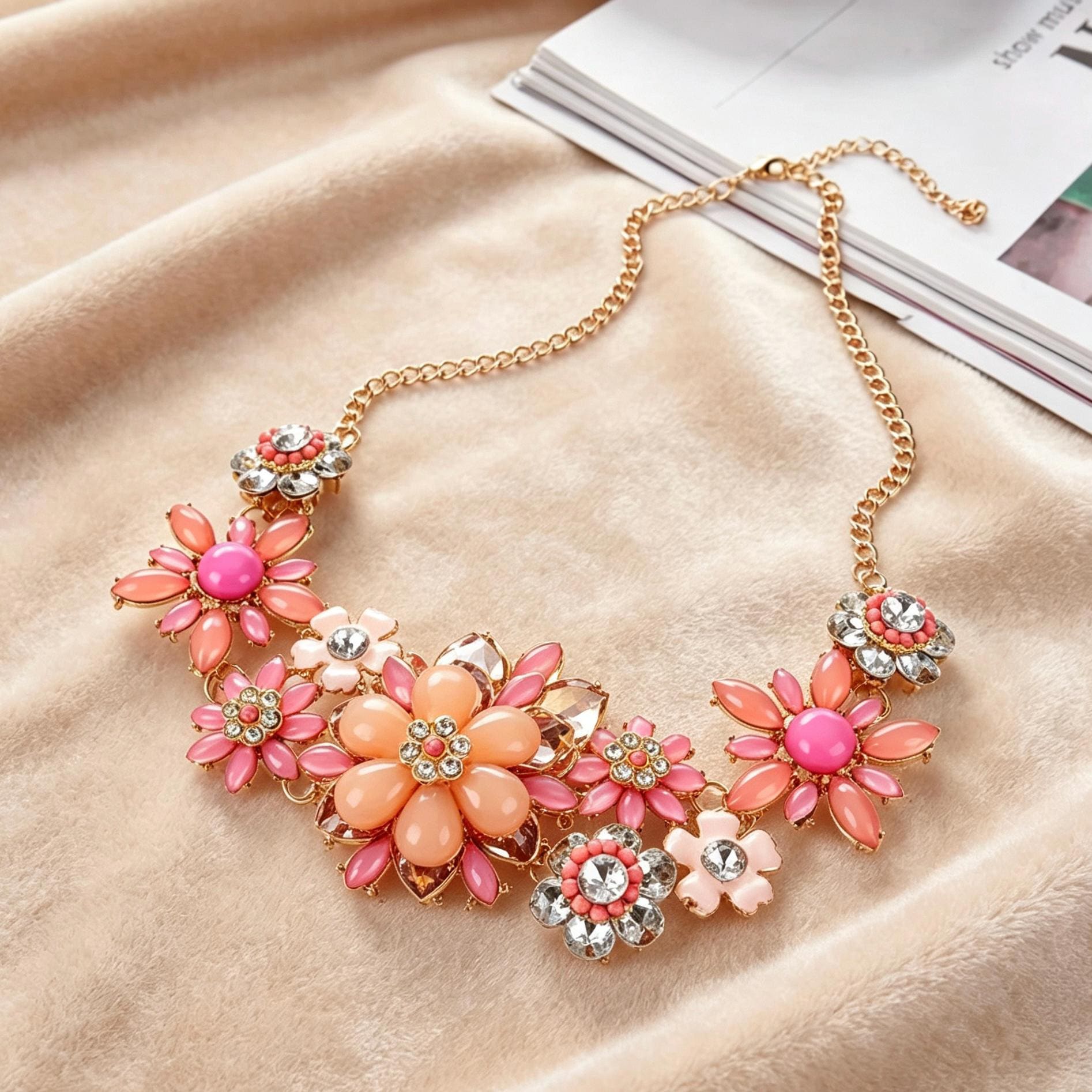 necklace for pink dress Choosing the Perfect Jewellery With Pink Gown  Silvermerc Designs