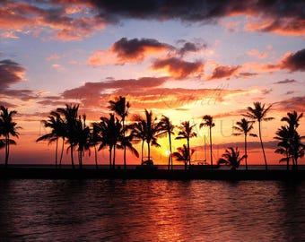 A Bay Sunset, Big Island, Hawaii 186