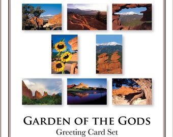 Garden of the Gods Greeting Card Set - 8 Pack - Blank Inside