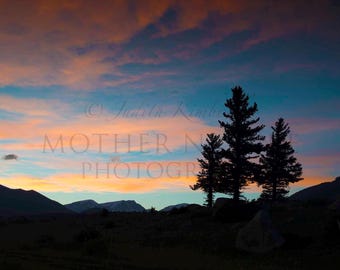 Sunset in Mt. Moraine Park in Rocky Mountain National Park, Colorado 2198