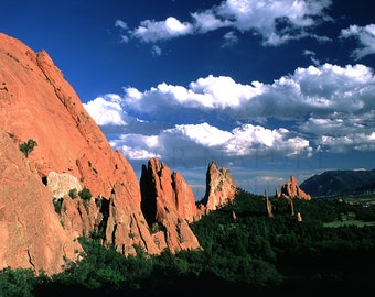 West Face of Garden of the Gods South Side in Colorado Springs, Colorado 131