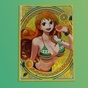 One Piece Nami Card Sleeve - Etsy