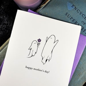 Mother's Day Ghost Mom & Kid Card image 1