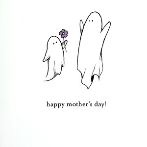 Mother's Day Ghost Mom & Kid Card image 3