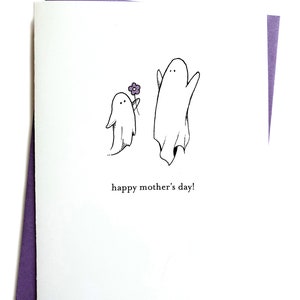 Mother's Day Ghost Mom & Kid Card image 2