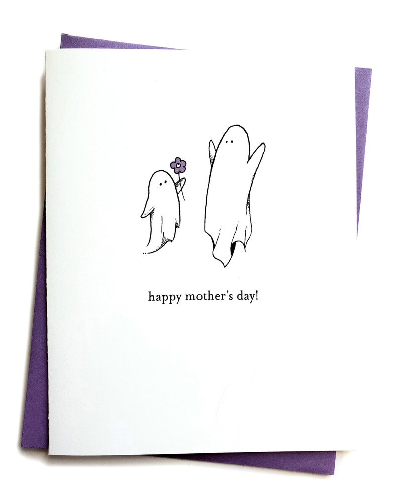 Mother's Day Ghost Mom & Kid Card image 2