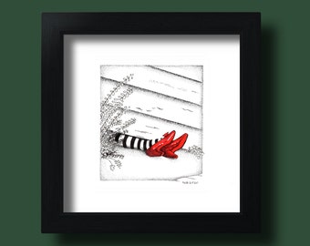 Ruby Slippers - Wizard of Oz - Art Print (unframed)