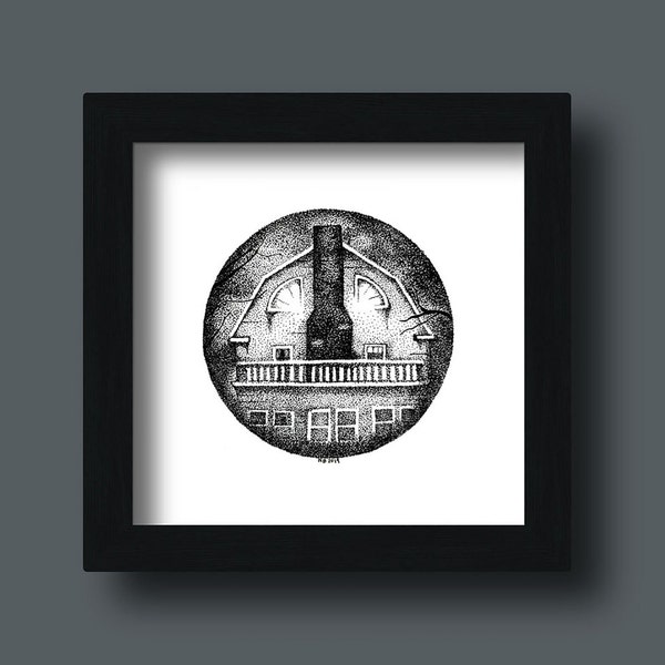 Amityville House Art Print (unframed)