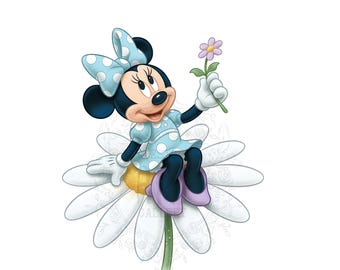 Blue Minnie Mouse Clipart, Pink Butterflies, Music Icon PNG