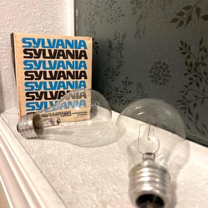 Ampoules à incandescence A19 limpides, 60 watts Sylvania, (Ensemble de 2)
