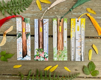 Four Seasons Ice Age Trail Bookmark Set