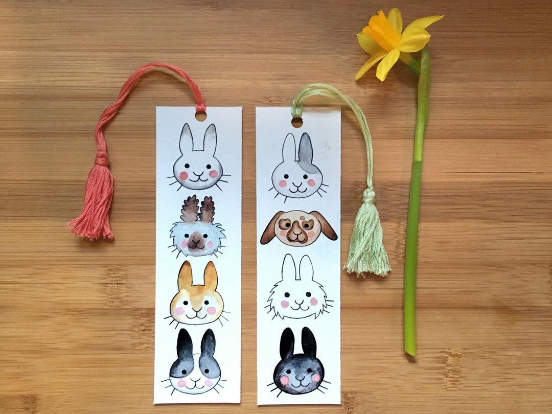 Rabbit Bookmark - Etsy