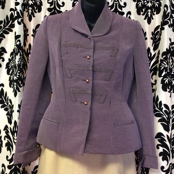 1940s Lovely in Lavender Blazer