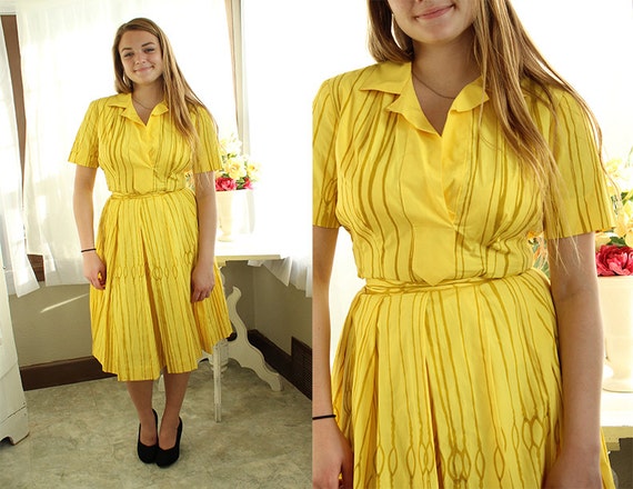 B. H. Wragge Vintage Yellow 1960's Outfit/ 60's To