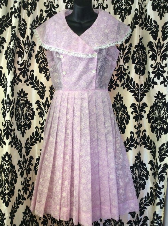 Precious Pink 1950's Organza Dress