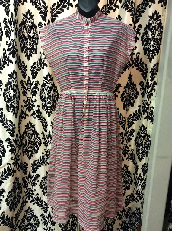 Striped Sheer 40's Sundress
