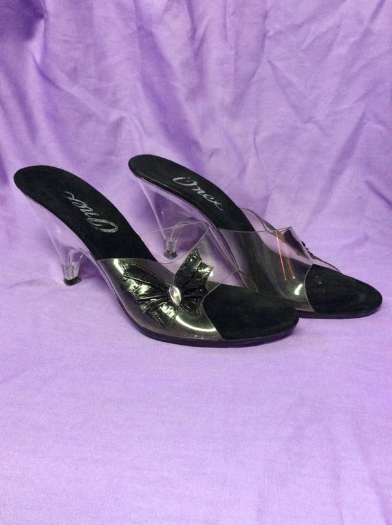 60's Onex Lucite Butterfly Heels