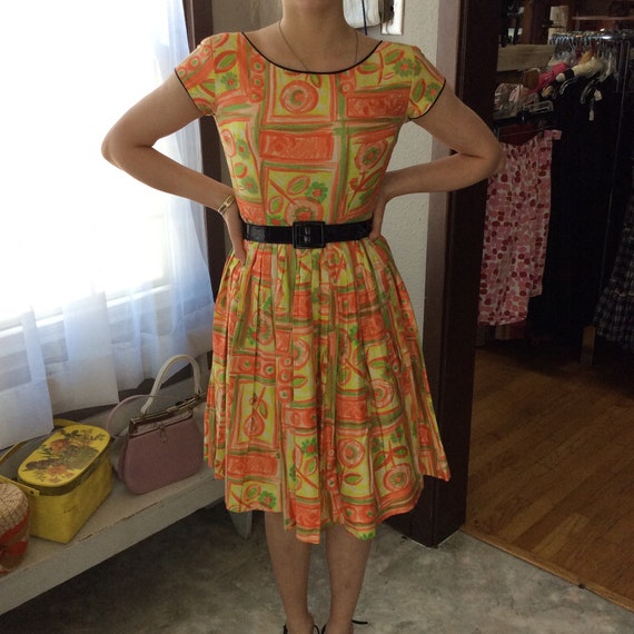 Fluorescent Fifties Dress-XS