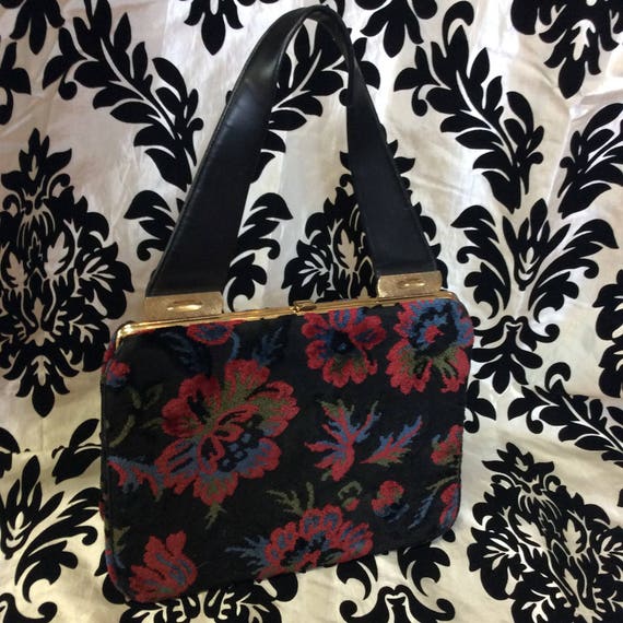 60's Tapestry/ Carpet Purse