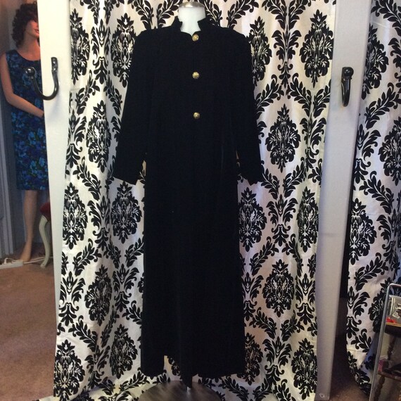 60's Full length Velvet Coat