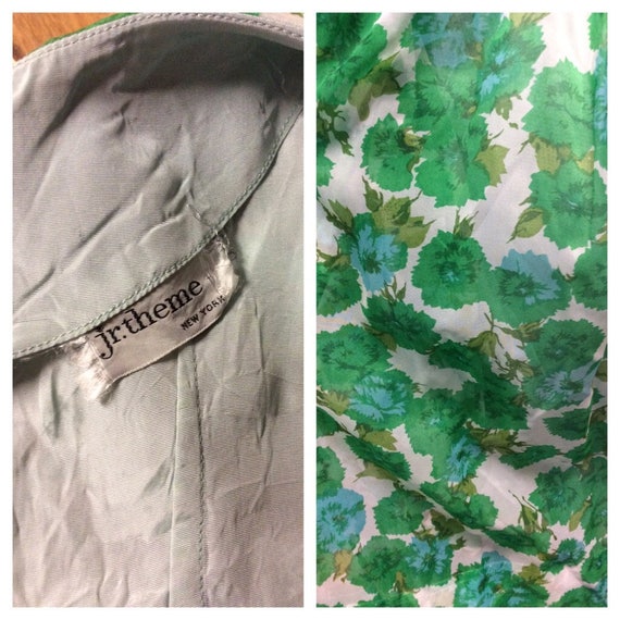 Graceful Green and Blue Marigold Dress - image 5
