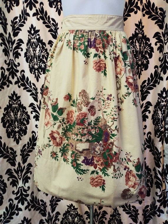 50's Floral Skirt