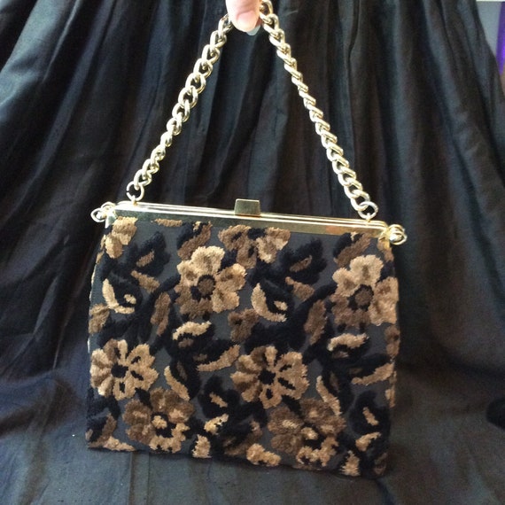 Reversible 1950's Carpet Bag