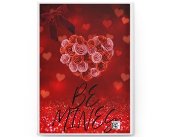 Digital Valentine's Day Composition Notebook