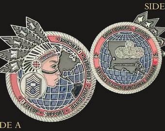 CMSgt Dondra L. Simmons (Services MAJCOM) Challenge Coin - 4G