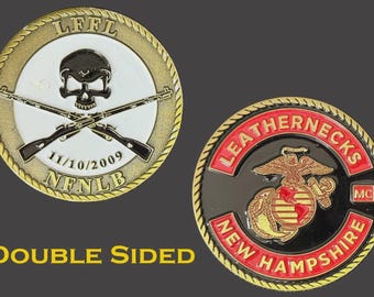 Leathernecks New Hampshire Marine Corps Challenge Coin - 4J