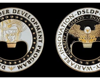 Defense Senior Leader Development Program Bottle Opener Challenge Coin - 4B