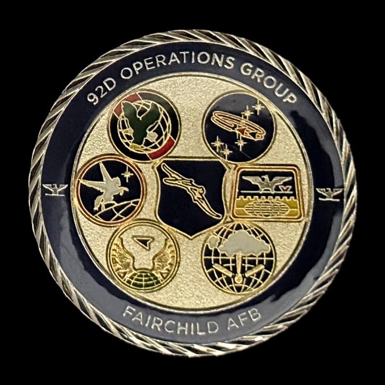 92d Operations Group Fairchild AFB Challenge Coin - 4B - Etsy