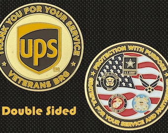 UPS Veterans BRG Military Appreciation Challenge Coin - 4K