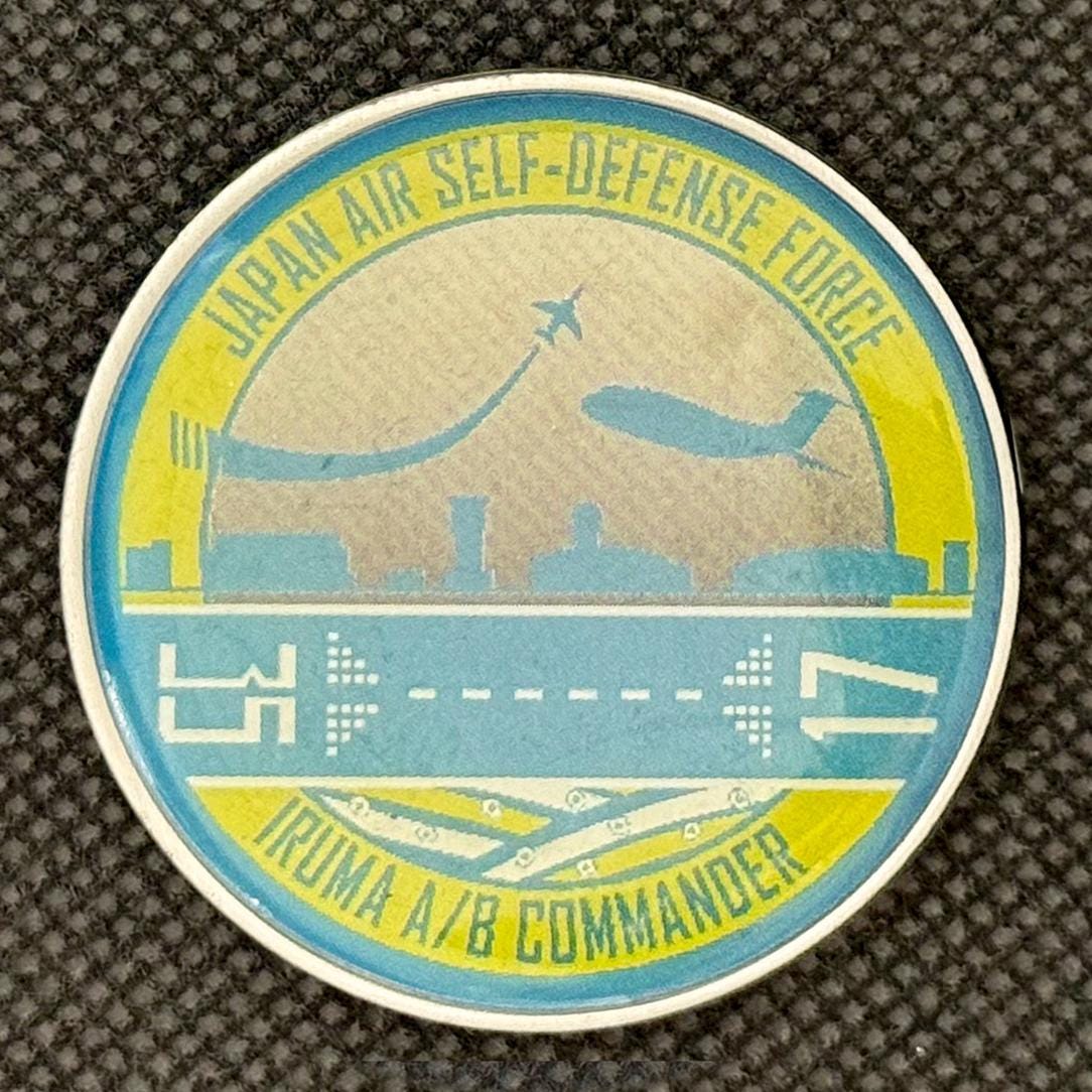 チャレンジコイン 入間基地 航空自衛隊 IRUMA AIR BASE JAPAN AIRSELF 